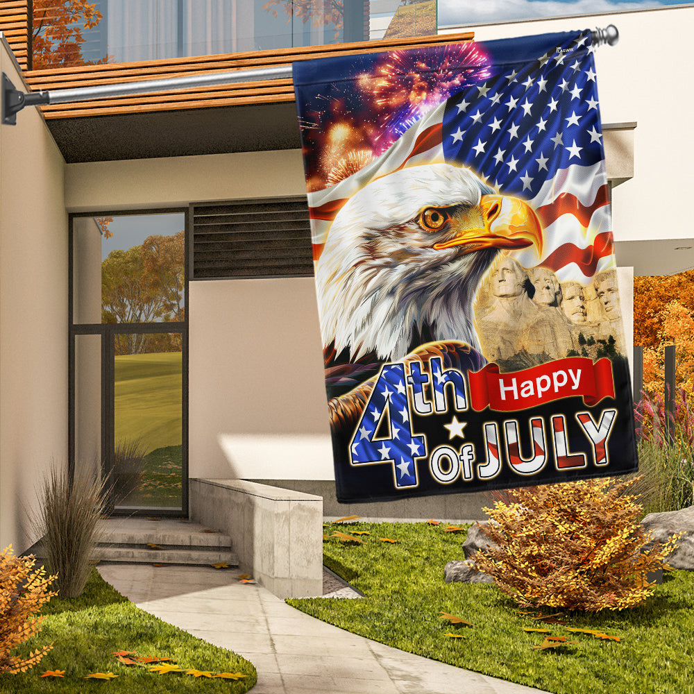 Happy 4th Of July Independence Day American Flag Patriotic Home Decoration - Merchluma
