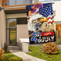 Happy 4th Of July Independence Day American Flag Patriotic Home Decoration - Merchluma