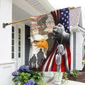 US Veteran American Eagle Flag We The People Flag Patriot Garden Decorations - Merchluma
