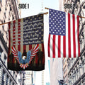 USA 250 Years Of Freedom Eagle Flag We The People Flag Patriot Garden Decor - Merchluma