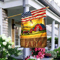 USA 250 Years Of Freedom Flag Bless Our Farm Flag Gifts For Patriotic Decor - Merchluma