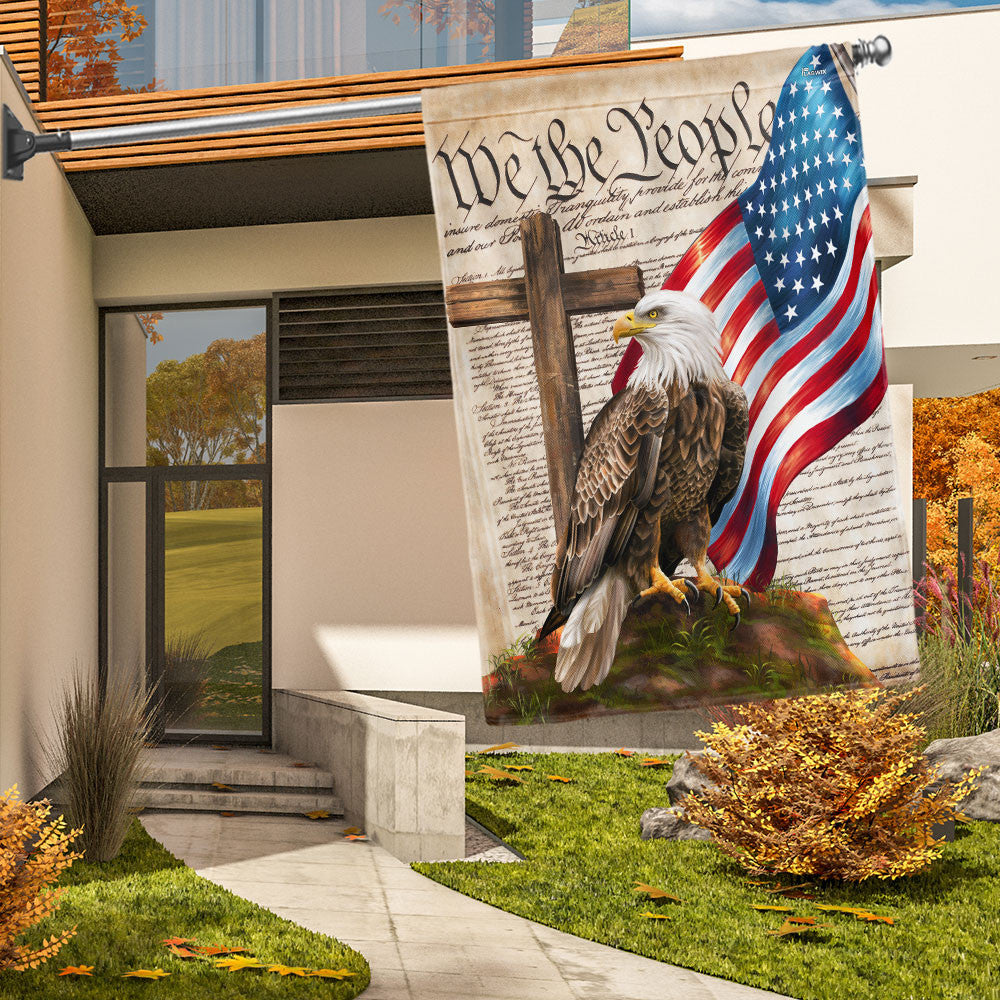 USA 250 Years Of Independence Eagle Flag Patriotic Home Decor Gifts For Family - Merchluma