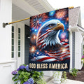 USA 250Th Anniversary Flag God Bless America Eagle Flag Patriotic Decorations - Merchluma