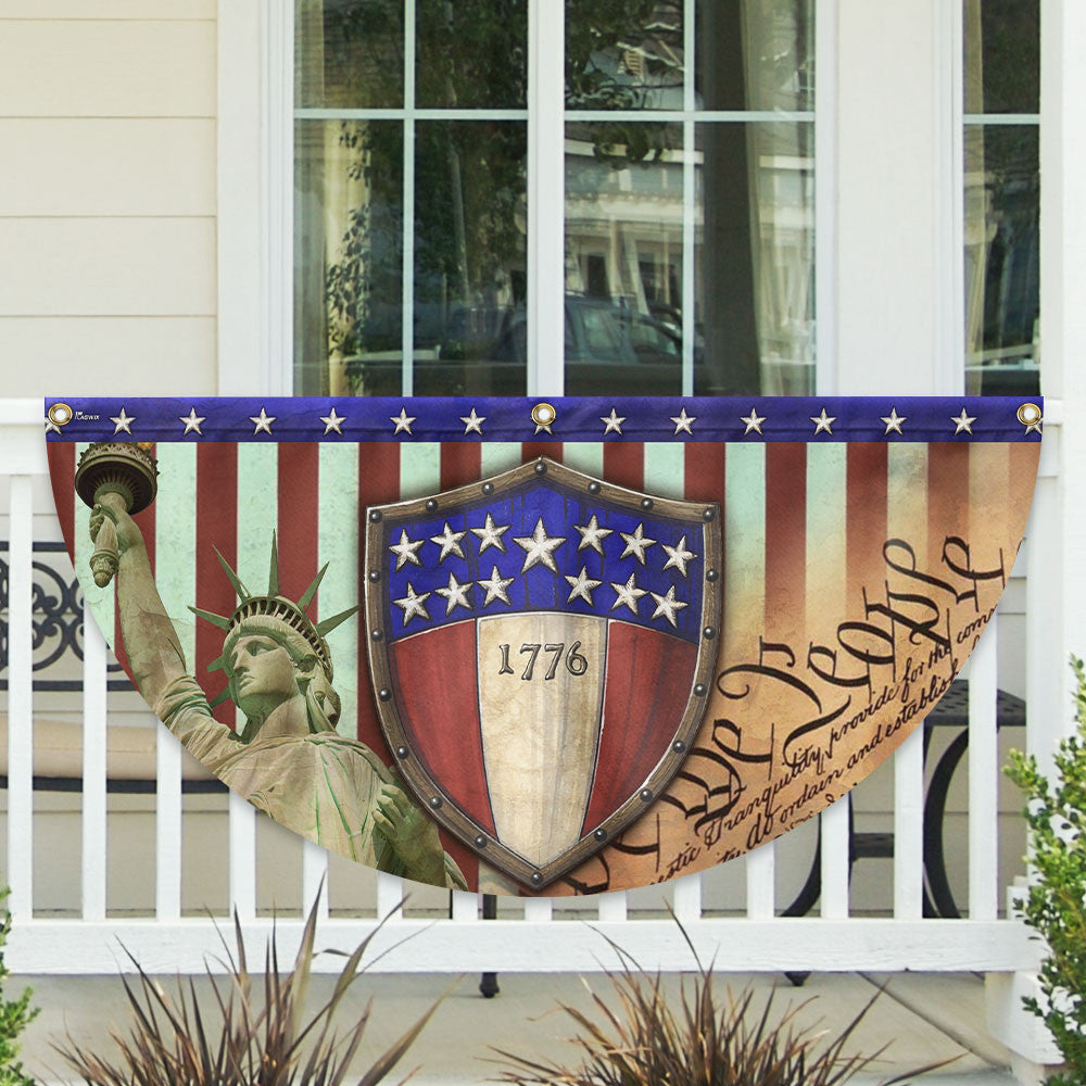 250 Years Of America Fan Flag 1776 We The People Flag Patriotic Home Decor - Merchluma