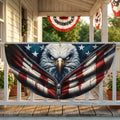 250 Years Of America Fan Flag Freedom Patriotic Eagle Bunting Outdoor Decor Gifts - Merchluma