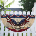 God Bless America Eagle Fan Flag Patriotic Home Decor Gifts For 4Th Of July - Merchluma