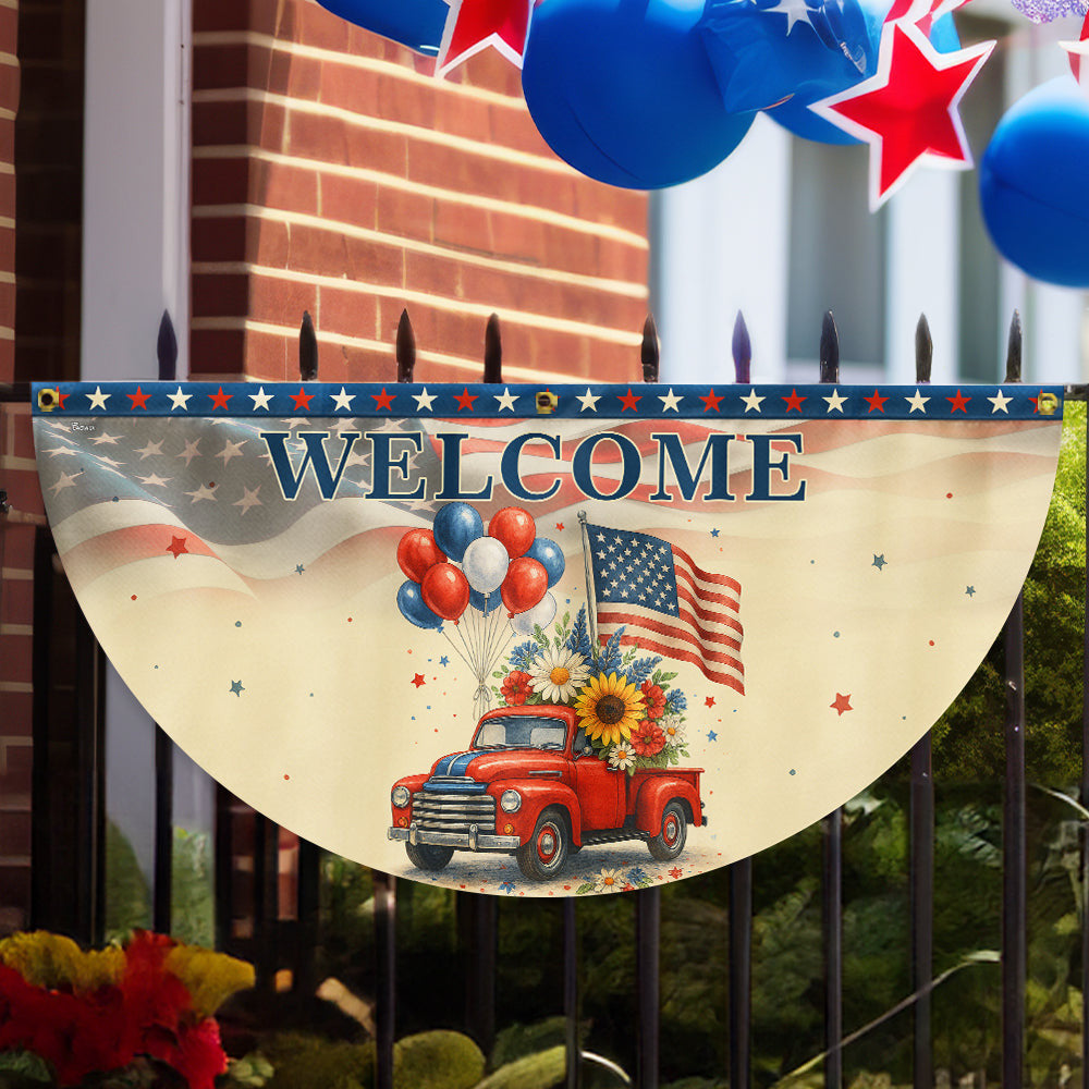 USA 250Th Anniversary Fan Flag 4th Of July Flag Independence Day Home Decor - Merchluma
