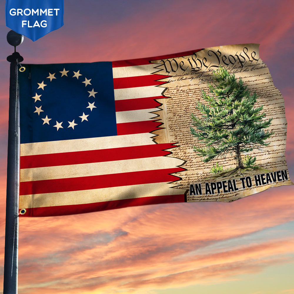 America 250Th Anniversary Flag An Appeal To Heaven Flag Patriot Garden Decor - Merchluma