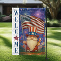 Welcome 4th Of July Gnome Flag 250 Years Of America Home Decor Patriotic Gifts - Merchluma