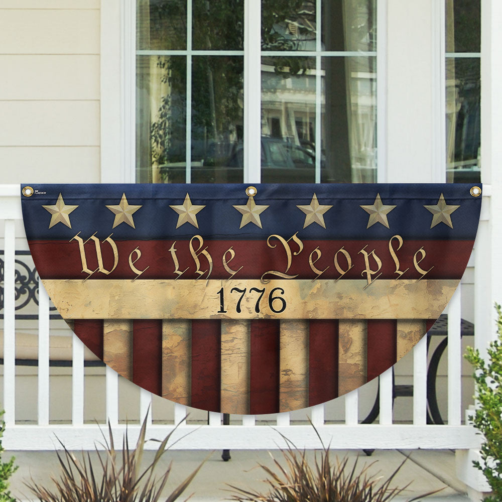 USA 250 Years Of Freedom Eagle Fan Flag We The People 1776 Home Decor Gifts Ideas - Merchluma