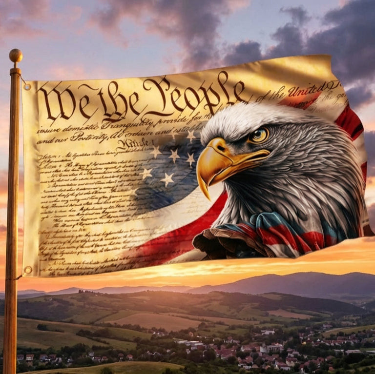 USA 250Th Anniversary Flag We The People Decor Patriotic Gifts For Family - Merchluma