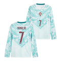 Portugal World Cup Merch 2026 Ronaldo #7 Portugal 2026 Long Sleeve Away Jersey Game Day Gifts - Merchluma