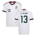 Mexico World Cup Merch #13 G Ochoa Match Away Jersey 2026 Mexico National Team Merch White - Merchluma