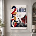 America 250 Anniversary Poster 1776-2026 Home Decor Unique Patriotic Gifts - Merchluma
