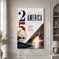 USA America 250th Poster Semiquincentennial Home Decor Gift For 4Th Of July - Merchluma