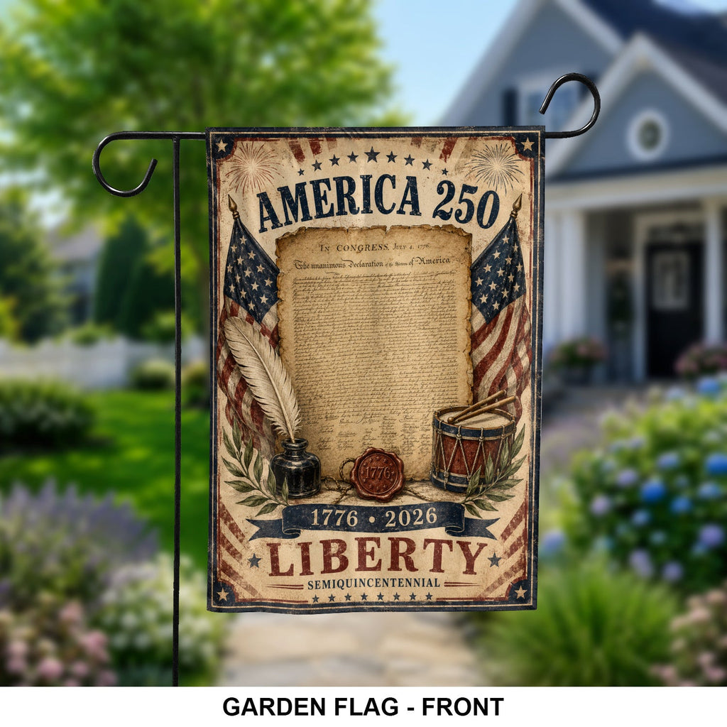 American 250th Anniversary Flag Liberty Semiquincentennial Patriotic Themed Gift - Merchluma