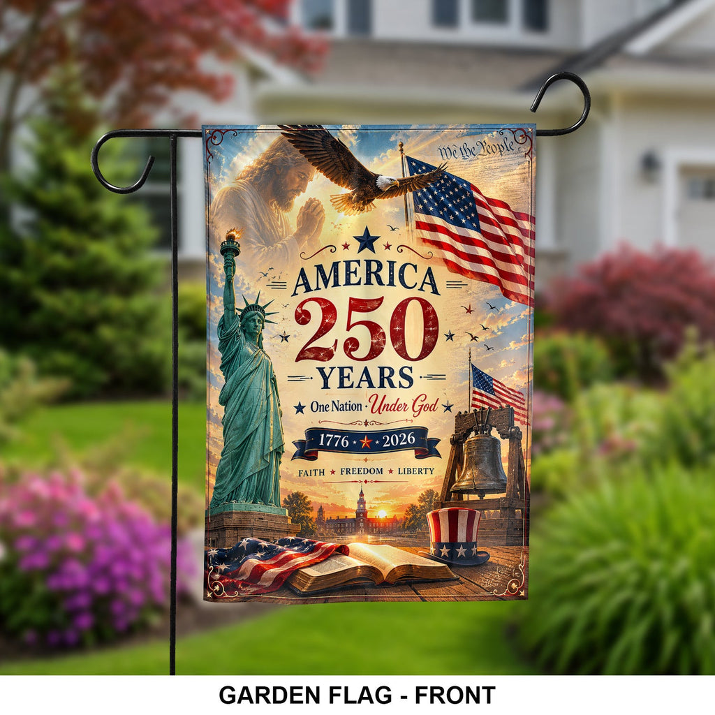 USA 250 Years Of Freedom Flag America Celebrates 250Th Anniversary Home Decor Patriotic Gift Ideas - Merchluma