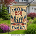 USA 250 Years Of Freedom Flag America Land Of The Free Decor Gift For Independence Day - Merchluma