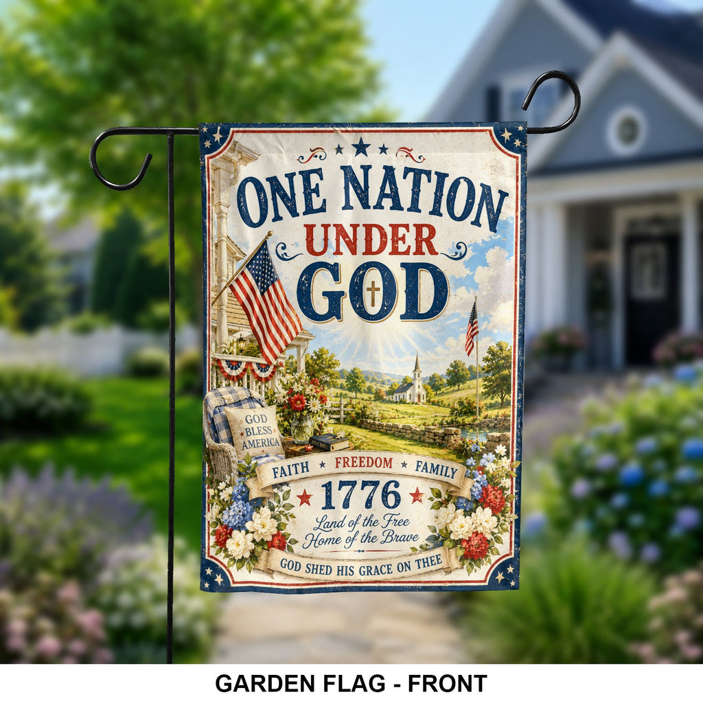 USA 250Th Anniversary Flag Land Of The Free Home Of The Brave Outdoor Decor - Merchluma