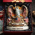 Personalized American Flag 250 Years Of Freedom Acrylic Plaque Fourth Of July Merch Dad Gifts - Merchluma