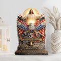 Custom One Nation Under God USA 250 Years Anniversary Shaped Acrylic Plaque Home Decor Items - Merchluma