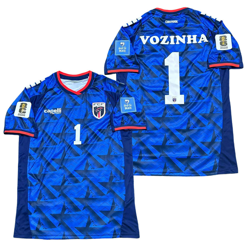 Cabo Verde World Cup 2026 Merch #1 Vozinha Josimar Dias Cape Verde Goalkeeper Jersey FIFA Merch - WearandDecor - Merchluma