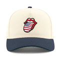 FIFA World Cup 2026 Merch WC X Rolling Stones USA Lick Two Tone Hat Embroidered Gift For Fans - Merchluma