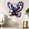 USA 250th Anniversary Patriotic Eagle Metal Sign Shape 1776 2026 Home Decoration - Merchluma