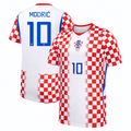 Croatia World Cup 2026 Merch #10 Luka Modric Croatia National Team Home Stadium Jersey White - Merchluma