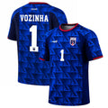 Cabo Verde Merch World Cup 2026 Vozinha #1 Cape Verde Home Jersey Elite WC Vozinha Merch - Merchluma