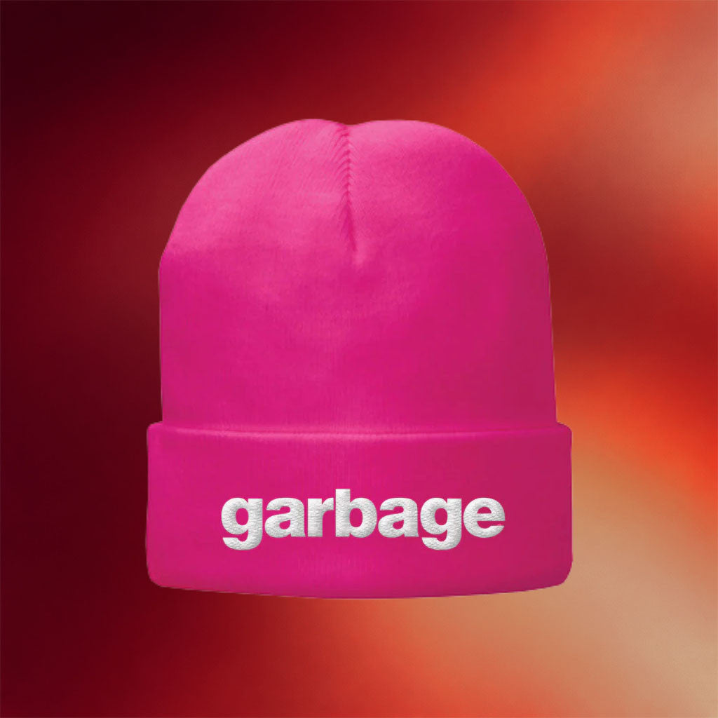 Garbage Merch 2026 Neon Pink Beanie Garbage Band Merch Gifts For Friends - Merchluma