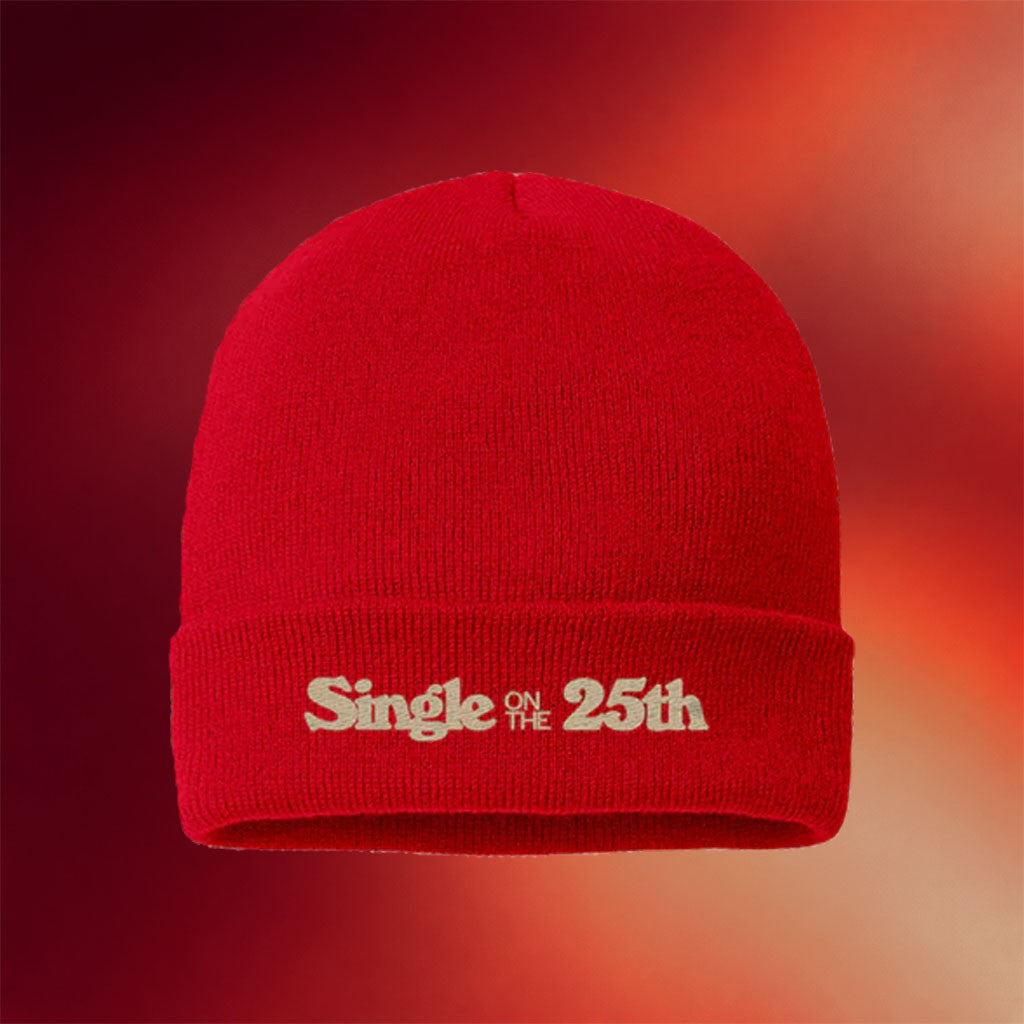 Lauren Spencer Smith Merch Single On The 25Th Red Beanie Presents For Music Lovers - Merchluma