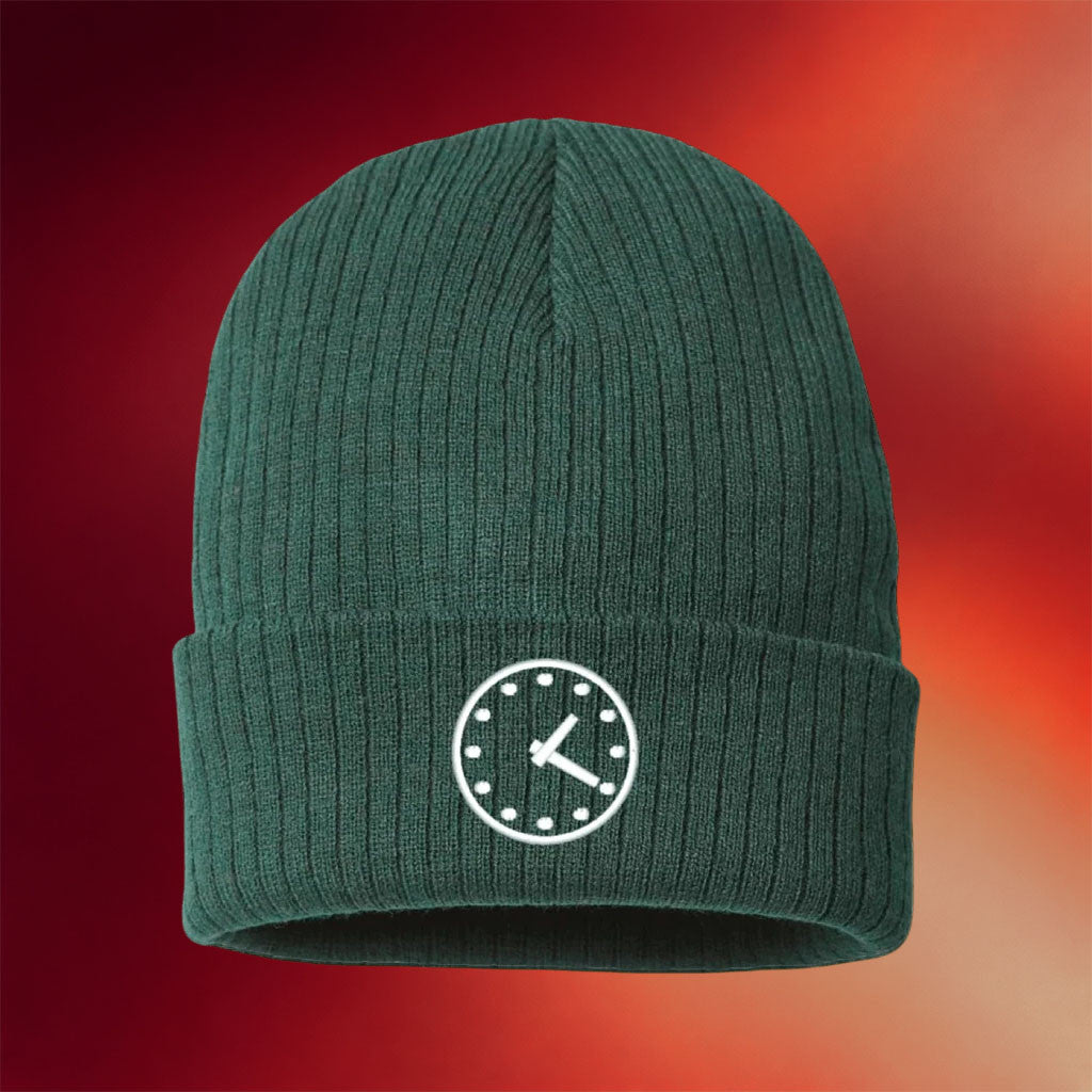 Obvious Shirts Merch 2026 Wrigley Clock Beanie Unique Birthday Gift For Husband - Merchluma