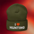 Tucker Carlson Merch 2026 I Heart Hunting Beanie Unique Gifts For Hunters - Merchluma