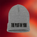 The Plot In You Merch 2026 Grey Logo Beanie Music Related Gifts For Guys - Merchluma