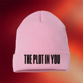 The Plot In You Merch 2026 Pink Logo Beanie Gift Ideas For Music Lovers - Merchluma