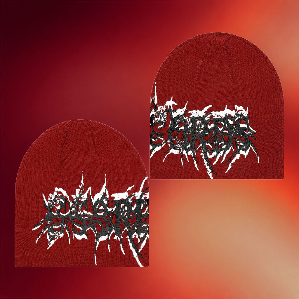 G59 Merch 2026 Virus Skully Beanie Red G59 Records Merch Gifts Ideas For Boyfriend - Merchluma
