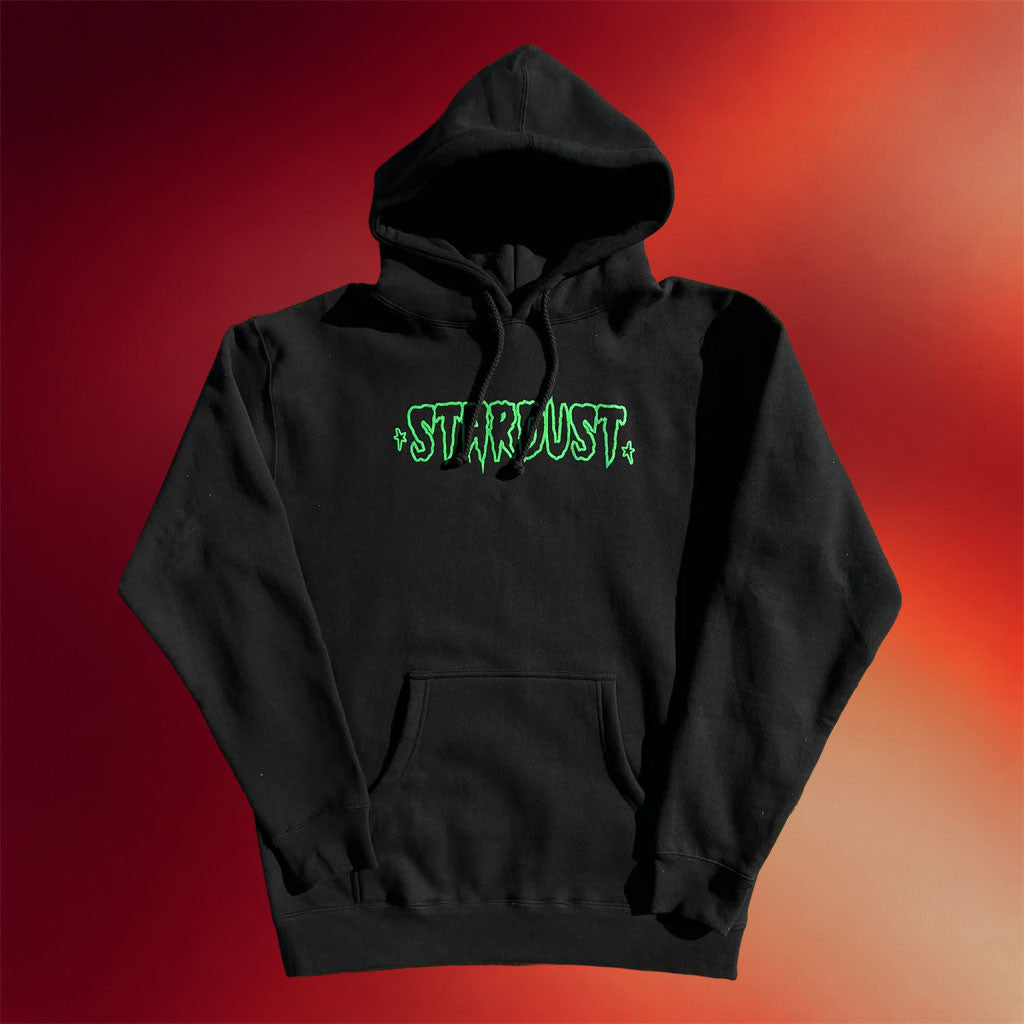 Stardust Skate Merch 2026 Stardust Cramps Text Hoodie Black Gift Ideas For Husband - Merchluma