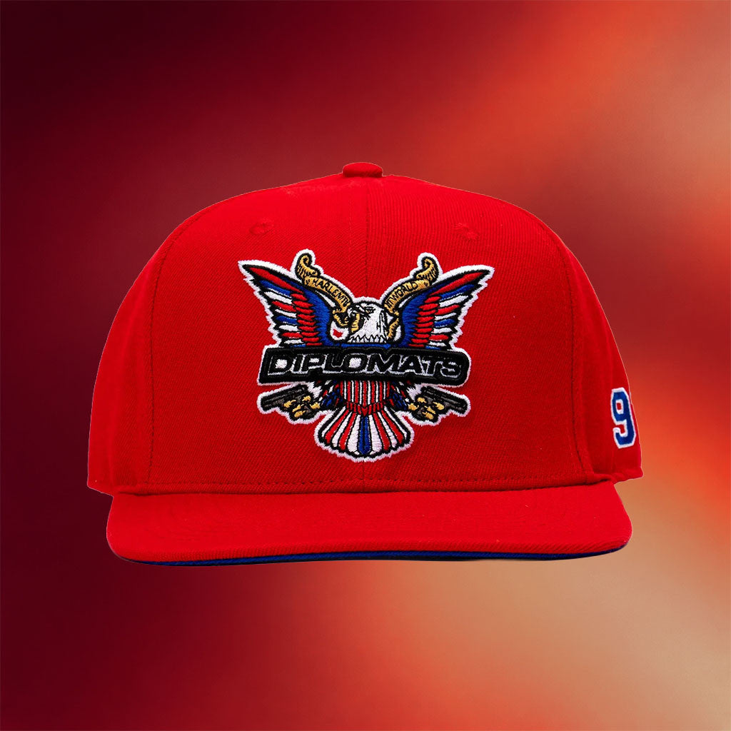 Dipset Couture Merch 2026 Diplomats Red Hat Embroidered Harlem World Cap Hip Hop Lover Gifts - Merchluma