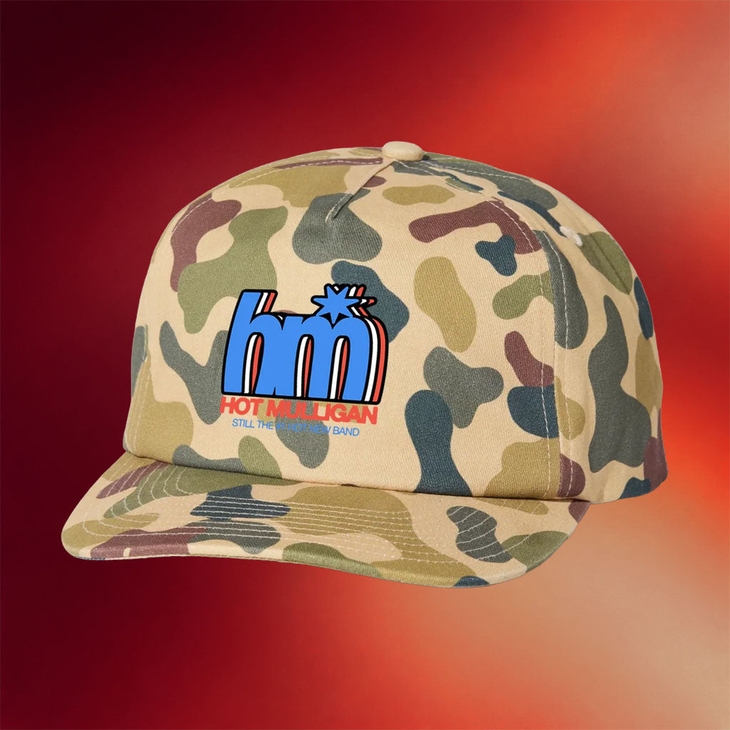 Hot Mulligan Merch 2026 Star Logo Camo Hat Hot Mulligan Hat Best Gift For Band Fans - Merchluma