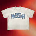 Hot Mulligan Merch 2026 Metal Logo White Crop Jersey Best Gifts For Wife - Merchluma