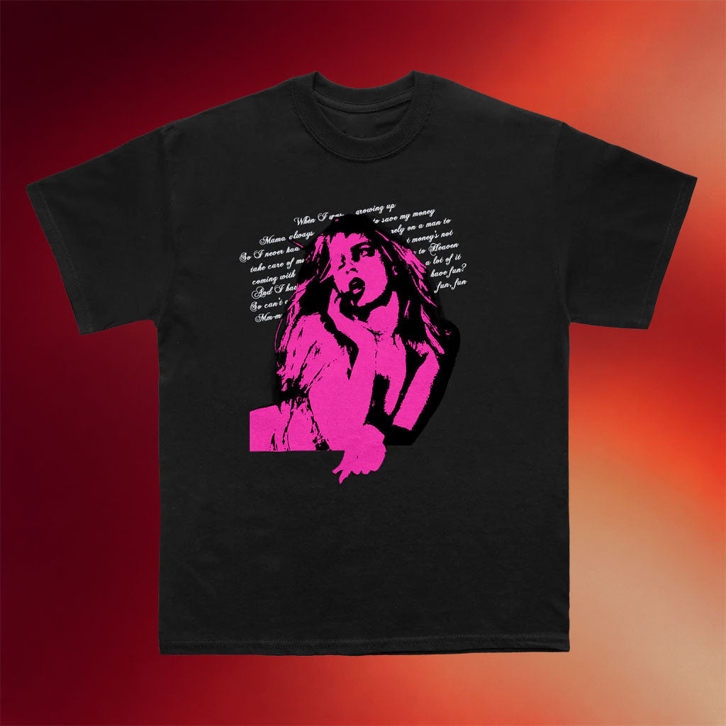 Addison Rae Merch 2026 Money Monologue Black T-Shirt Addison Rae Shirt Gift For Music Lovers - Merchluma