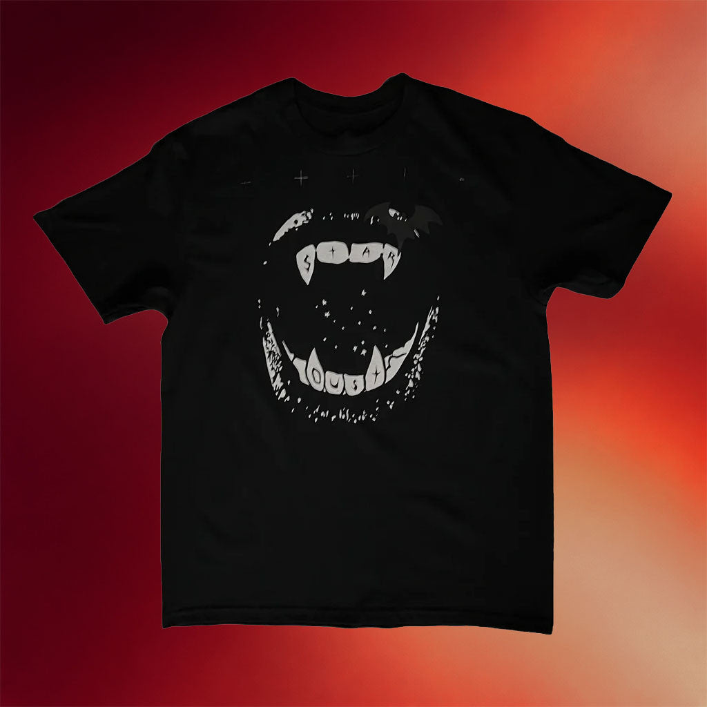 Stardust Skate Merch 2026 Stardust Fangs T-Shirt Black Unique Gift For Boyfriend - Merchluma