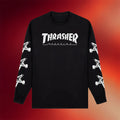 Stardust Skate Merch 2026 Thrasher Mag Goat Long Sleeve T-Shirt Black Present For Brothers - Merchluma