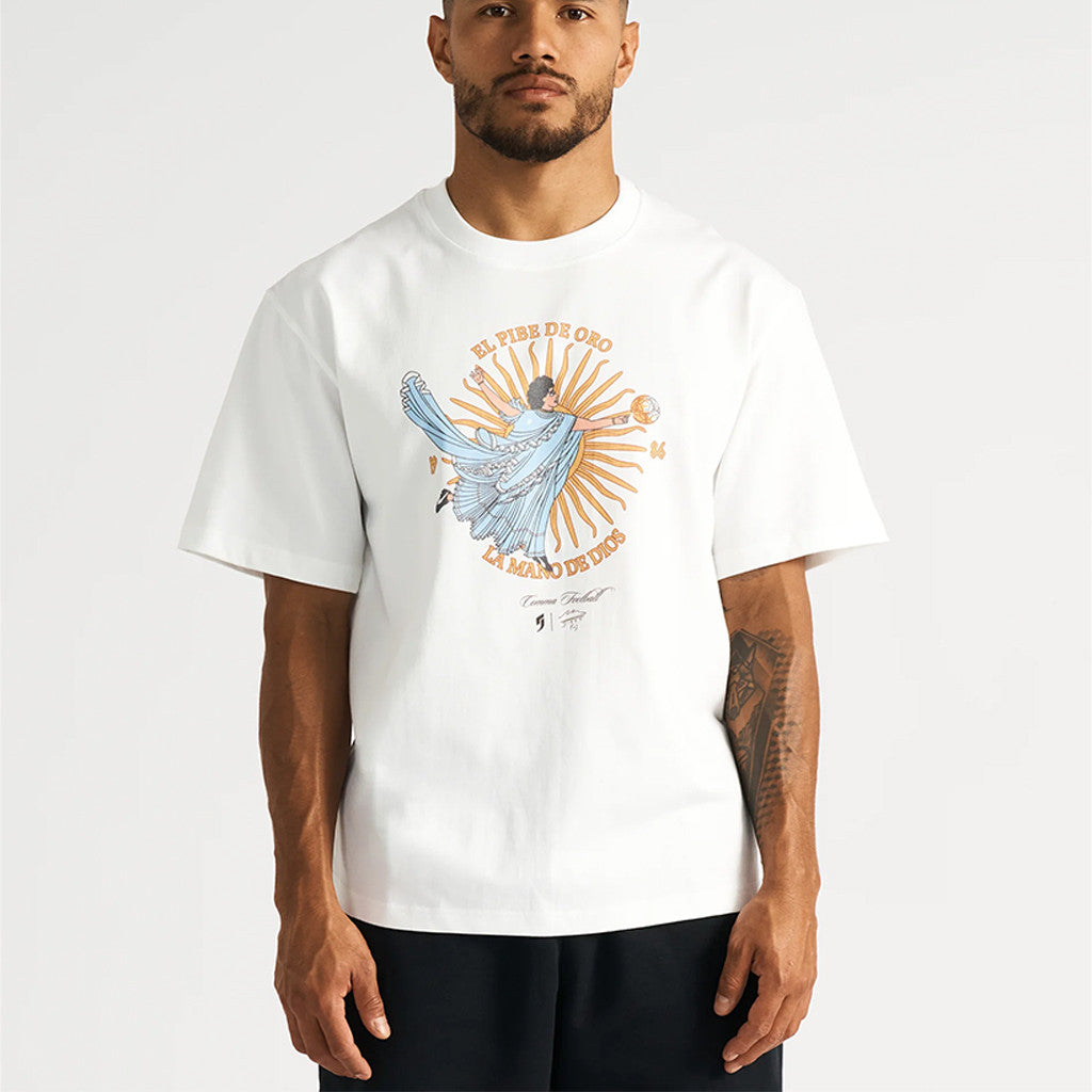 Comma Football Merch 2026 Maradona Hand Of God T-Shirt Birthday Ideas For Husband - Merchluma