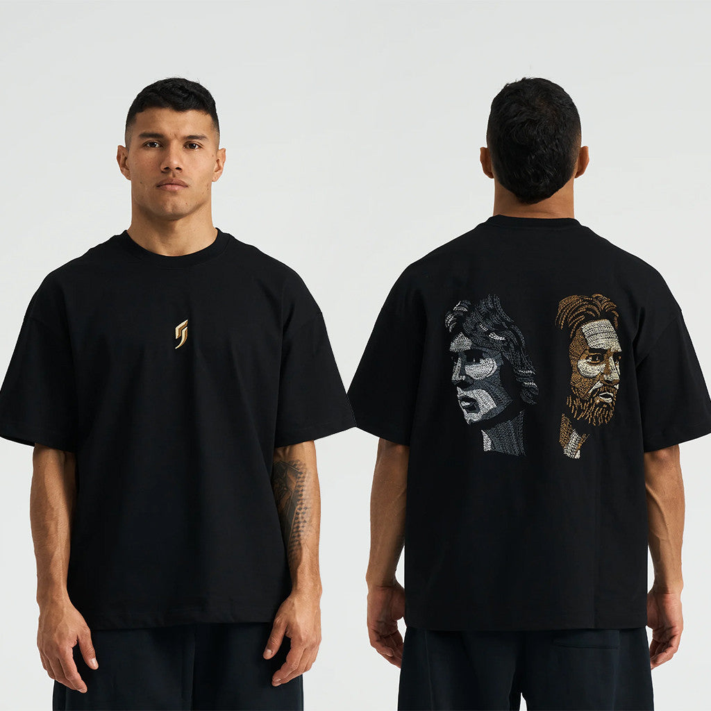 Comma Football Merch 2026 La Pulga Half Half T-Shirt #10 Lionel Messi Merch Gift For Fans - Merchluma