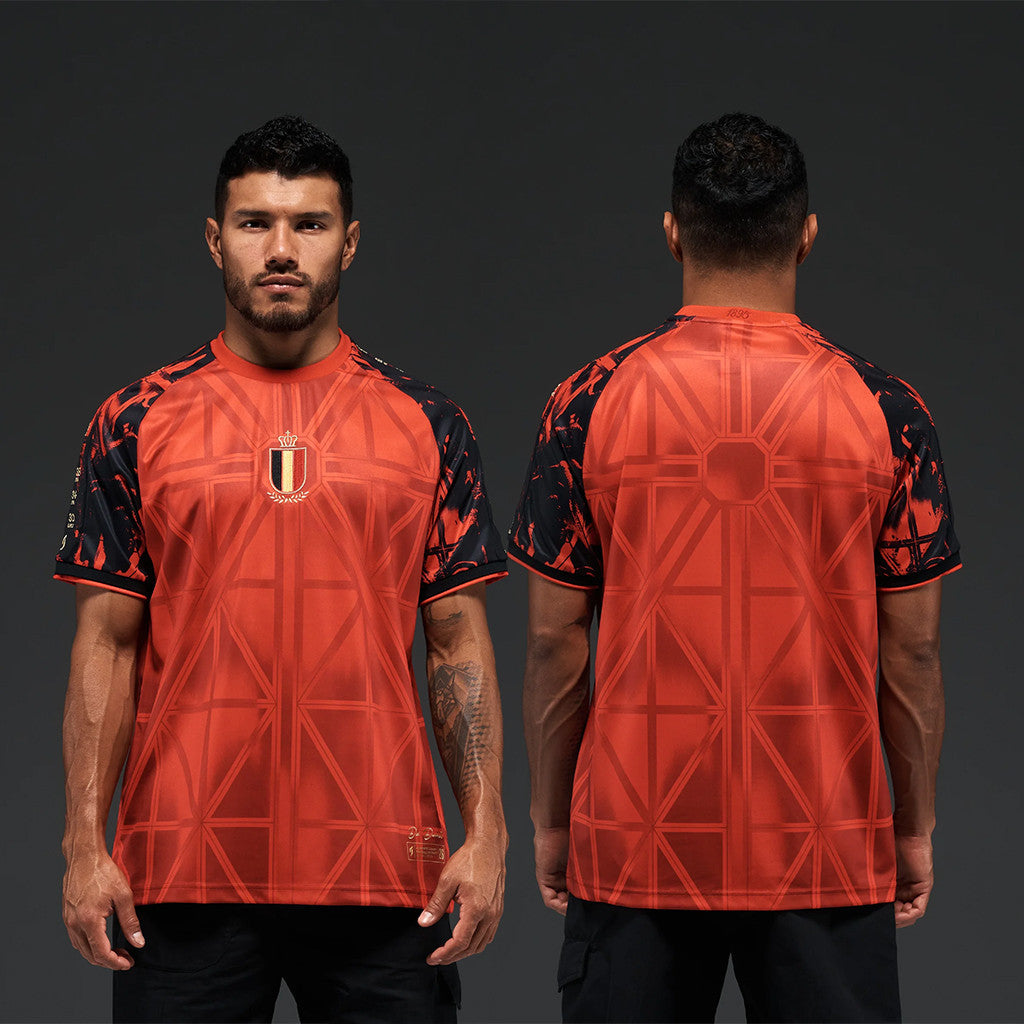 Comma Football Merch 2026 Belgium Heritage Jersey Belgium World Cup 2026 Clothing Men's - Merchluma