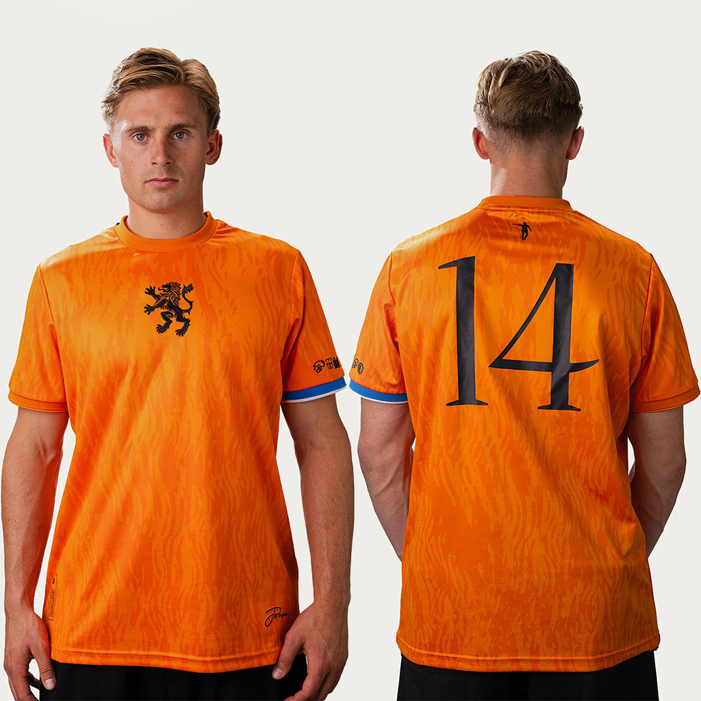 Comma Football Merch 2026 Johan Jersey Dutch #14 Netherlands Team Merch Gift For Fans - Merchluma