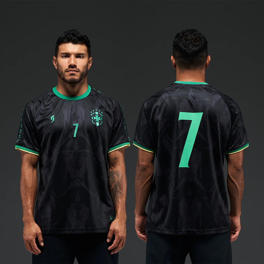 Comma Football Merch 2026 Vini Heritage Jersey #7 Vinicius Junior Brazil World Cup Merch - Merchluma