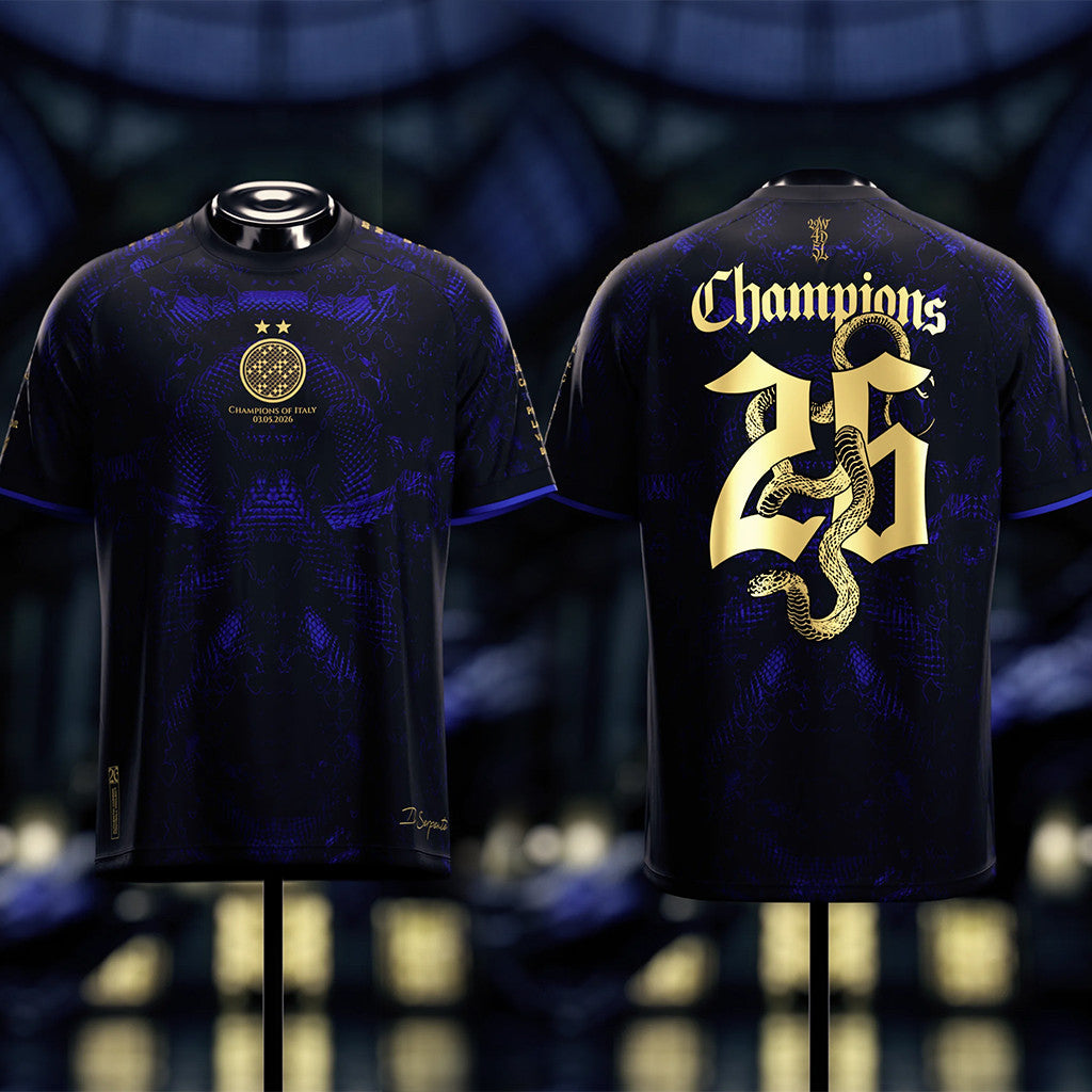 Comma Football Merch Il Serpente 2026 Italian Champions Jersey Gifts For My Husband - Merchluma